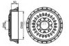 LADA 2108350207 Brake Drum